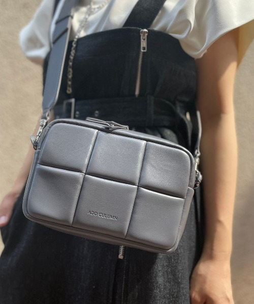 ADD CULUMN（アドカラム） ショルダーバッグ バッグ PUFF-CROSS BODY