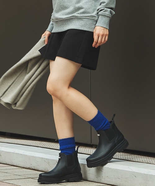 AIGLE（エーグル） 長靴 レインブーツ 厚底 防水 ソフトレイン2 ラバー