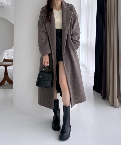 Heather（ヘザー） コート チェスターコート ボアロングコート 986280