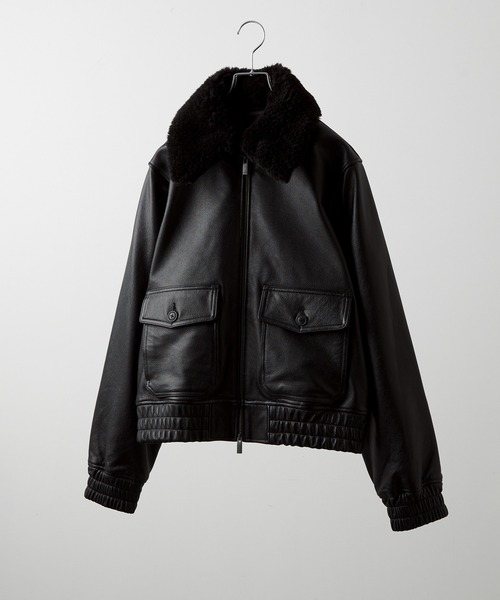 CLEL（クレイル） ブルゾン アウター 「CLEL」Cow Leather G-1 Blouson
