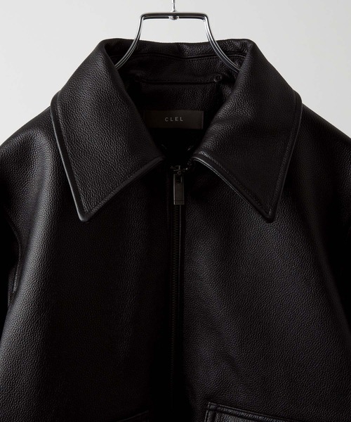 CLEL（クレイル） ブルゾン アウター 「CLEL」Cow Leather G-1 Blouson