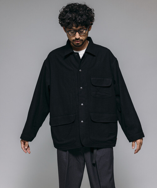 HINSON ブルゾン アウター HINSON/ヒンソン ウールハンティング