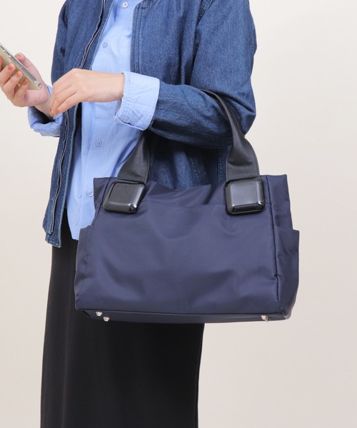 BASE トートバッグ 「軽量」 7つのポケット付！ ナイロントートバッグ