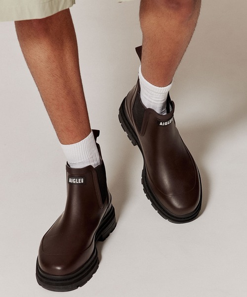 AIGLE（エーグル） レインシューズ 長靴 厚底 防水 ソフトレイン M2