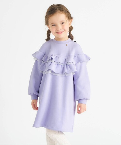 GUCCI（グッチ） 「KIDS」花柄半袖ワンピース 18/24m ベージュ キッズ