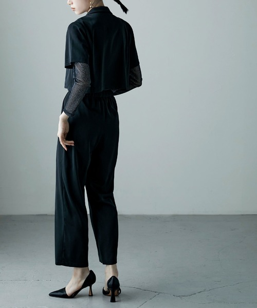 etoll.（エトル） パンツドレス 3 pieces ジャケット＆パンツ