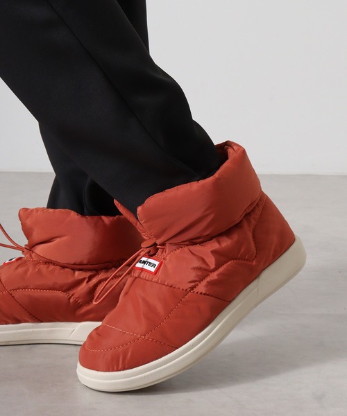 HUNTER（ハンター） ブーツ レディース イン/アウト パファー ブーティ