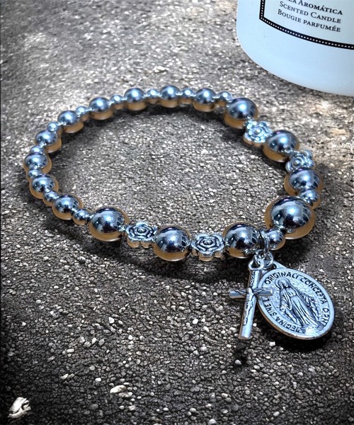 1004ST ブレスレット メンズ シルバー ビーズ ブレスレット メンズ