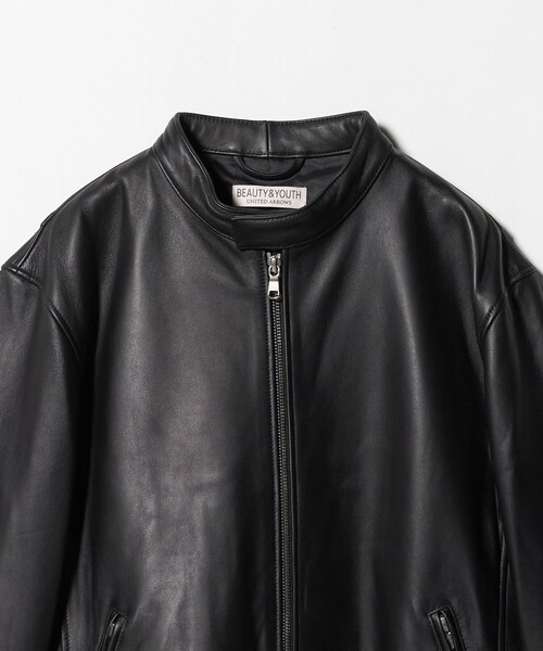BEAUTY＆YOUTH UNITED ARROWS 革ジャン ライダース シープレザー