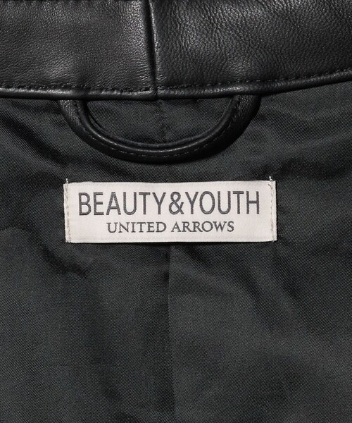 BEAUTY＆YOUTH UNITED ARROWS 革ジャン ライダース シープレザー