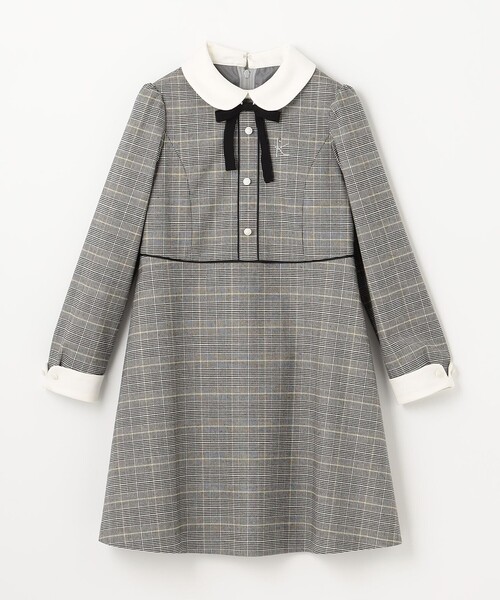 組曲（KUMIKYOKU） ワンピース 「110-140cm」グレンチェック