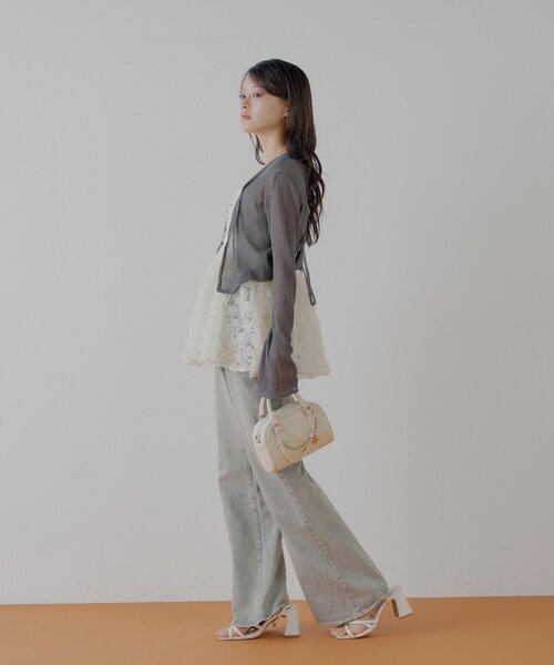 Chico（チコ） ブラウス シャツ 「SALON by Chico」ローズチュール