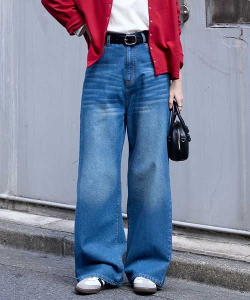 MECRE（メクル） デニムパンツ M ブラック レディース : ZOZOTOWN