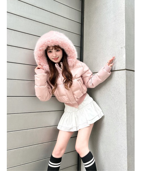 Darich（ダーリッチ） スカート シャーリングフリルミニスカート