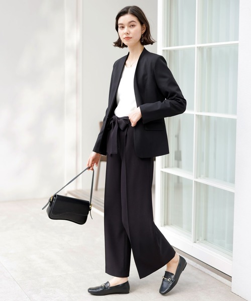 theory ブラックパンツスーツ上下セット WOMEN スーツ | WOMEN