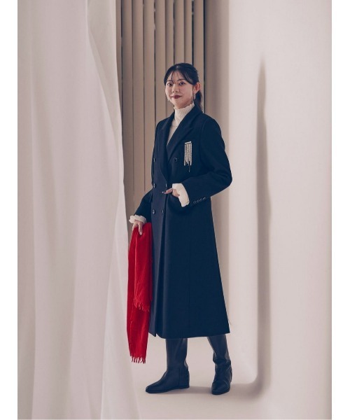 allureville（アルアバイル） コート チェスターコート カシミヤ混