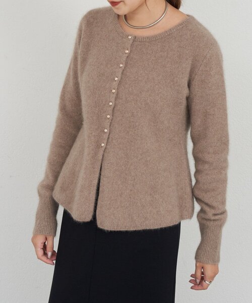 SHENERY（シーナリー） カーディガン ラクーンペプラムカーディガン