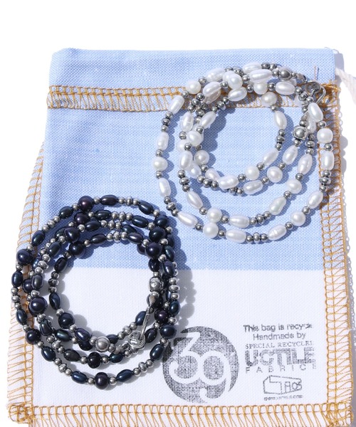 SunKu（サンク） ネックレス PEARL × SVビーズ ネックレス メンズ