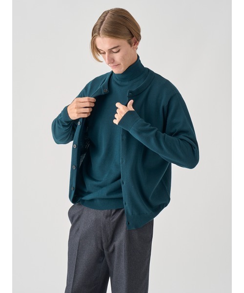 JOHN SMEDLEY（ジョンスメドレー） カーディガン クルーネック長袖