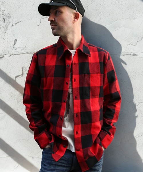 TMT シャツ バッファローチェックシャツ メンズ : ZOZOTOWN Yahoo!店