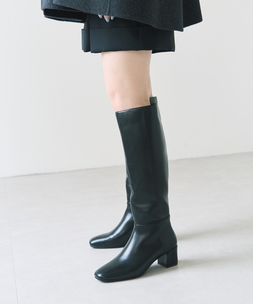 LE TALON（ル タロン） ブーツ 「追加」5cmスクエアロングブーツ