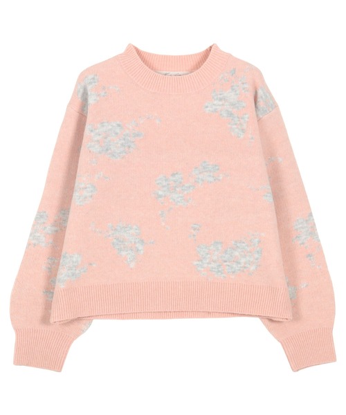 KOBE LETTUCE（神戸レタス） ニット セーター 花柄もっちもちニット
