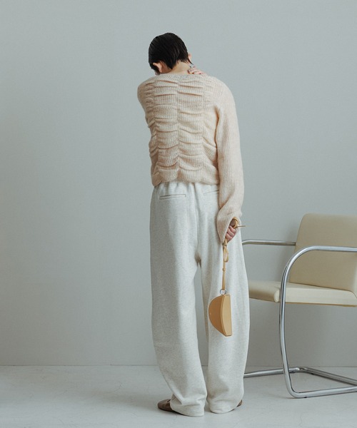 ADAM ET ROPE'（アダムエロペ） カーディガン 「WEB限定」ダブルモヘア