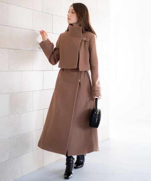 NOELA（ノエラ） トレンチコート コート 2WAYスタンドカラーウール