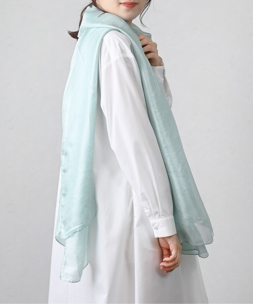 Kana ストール ドレススタイル ロング 結婚式 お呼ばれ ラメストール