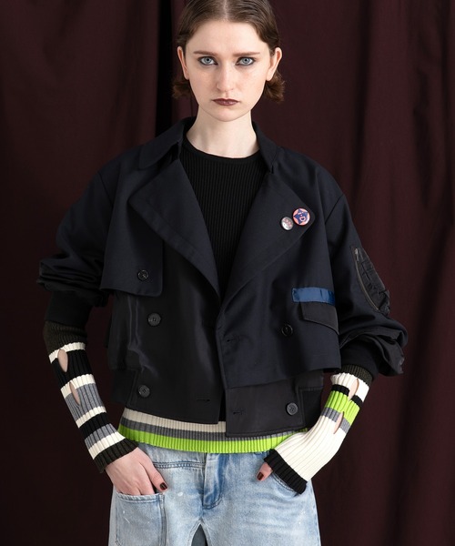 AULA AILA（アウラ アイラ） ミリタリージャケット モッズコート