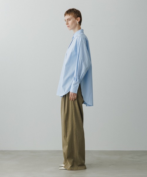 ADAM ET ROPE'（アダムエロペ） ブラウス シャツ 「EMOELLE」オーバー