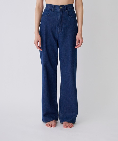 ENOF デニムパンツ M インディゴブルー レディース : ZOZOTOWN Yahoo