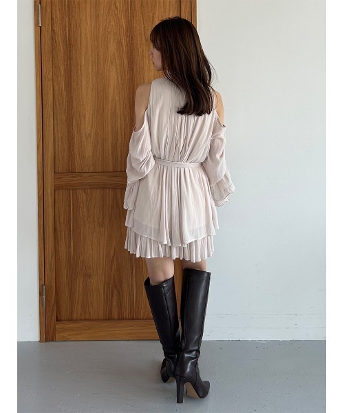 SNIDEL（スナイデル） ワンピース コールドショルダーセットアップ