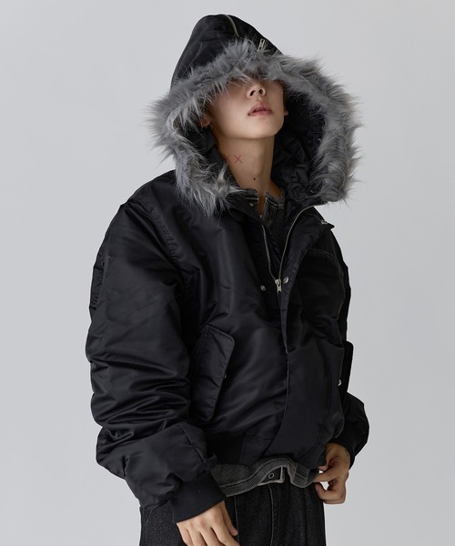 ミリタリージャケット モッズコート N-2Bフライトミリタリーコンパクト