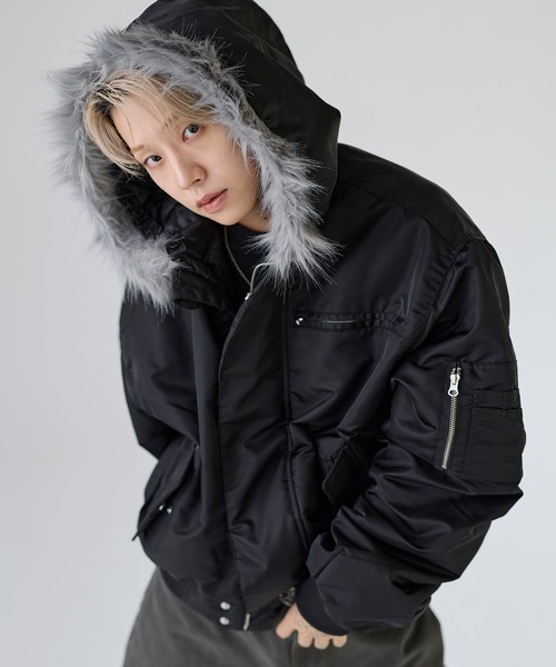 ミリタリージャケット モッズコート N-2Bフライトミリタリーコンパクト