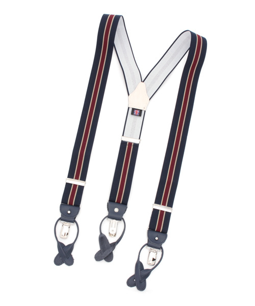 BEAMS F（ビームスF） サスペンダー ALBERT THURSTON / ストライプ
