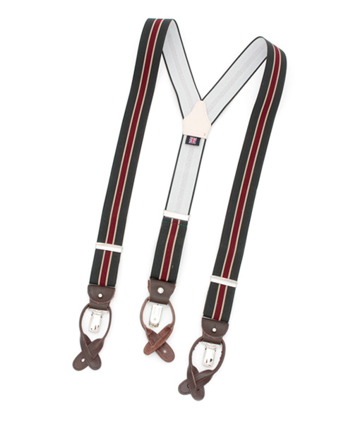 BEAMS F（ビームスF） サスペンダー ALBERT THURSTON / ストライプ