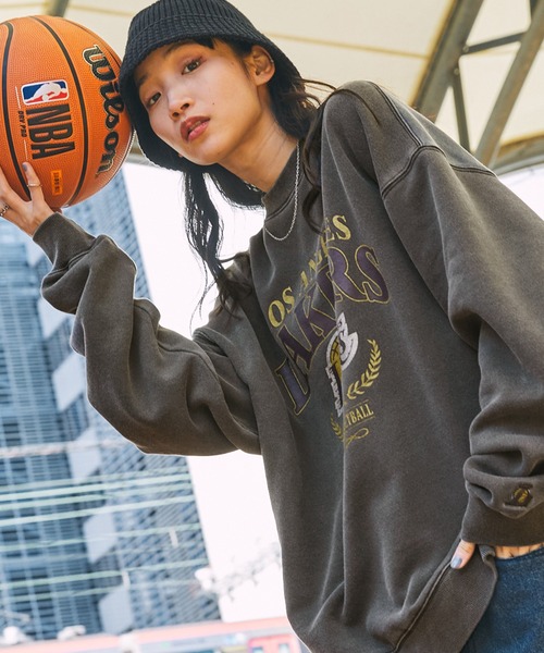 NBA トレーナー スウェット NBA/エヌビーエー 別注 ロゴ刺繍/プリント