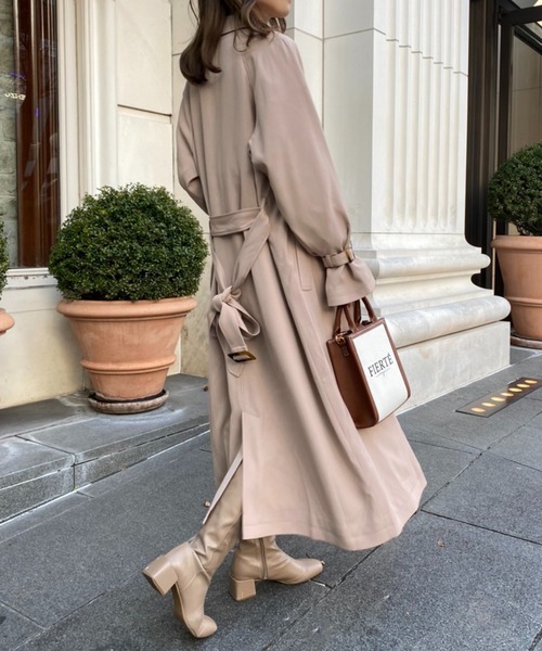 one after another NICE CLAUP コート トレンチコート 2WAYケープ付き