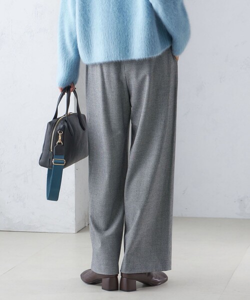 SHIPS（シップス） パンツ 「手洗い可能」両面起毛 ドロスト パンツ