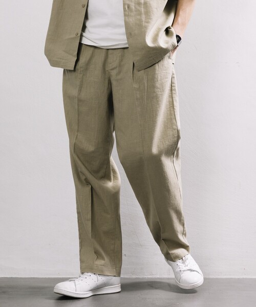 FREAK'S STORE（フリークスストア） スラックス LINEN COTTON EASY