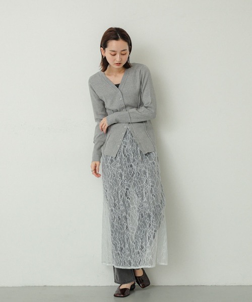 SENSE OF PLACE by URBAN RESEARCH スカート 2WAYスパンコールスカート