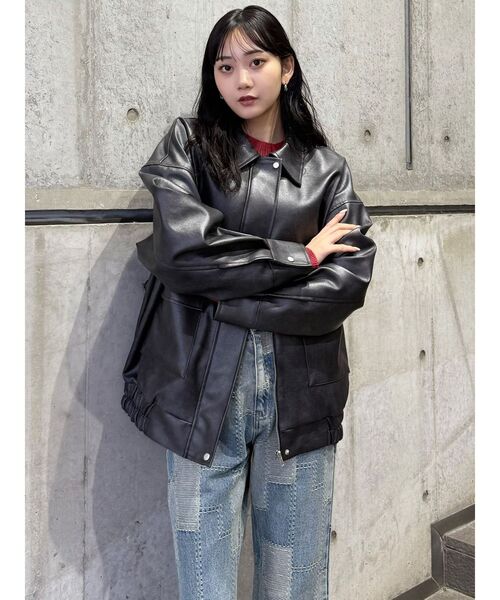 MURUA（ムルーア） レザージャケット ライダース 「WEB限定