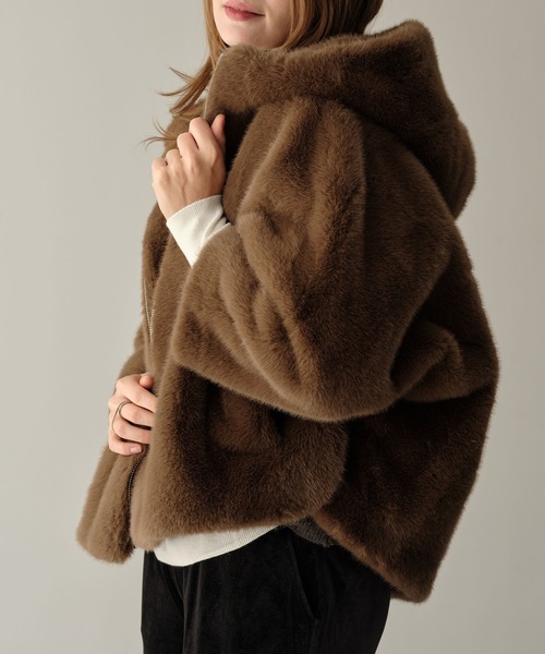 ZAKKA-BOX（ザッカボックス） コート アウター ドルマンソフトファー