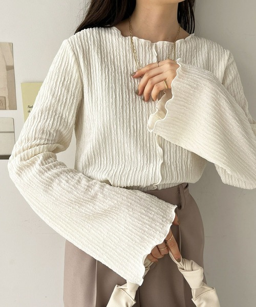 GeeRA（ジーラ） tシャツ 「新色追加」前後2wayジャガードフレア