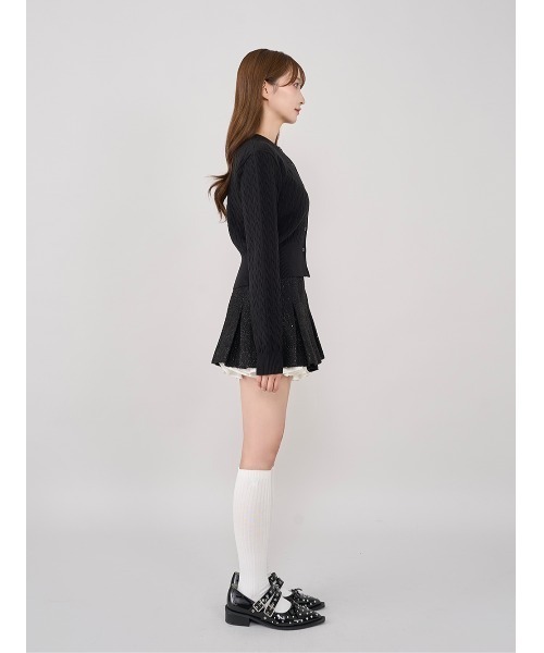 Darich（ダーリッチ） スカート スパンコールツイードミニスカート