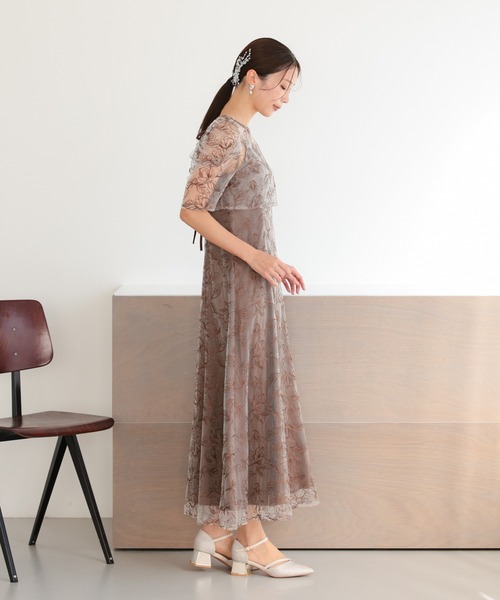 haremode（ハレモード） ドレス シアー レース ボレロ セットアップ