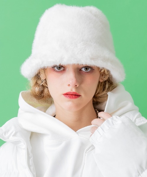 帽子 ハット an meets zakka ショートファーハット レディース メンズ