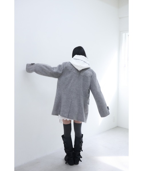 Smyeon コート アウター Middle shaggy coat/ミドルシャギーコート