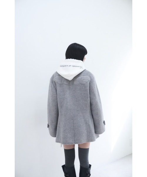 Smyeon コート アウター Middle shaggy coat/ミドルシャギーコート